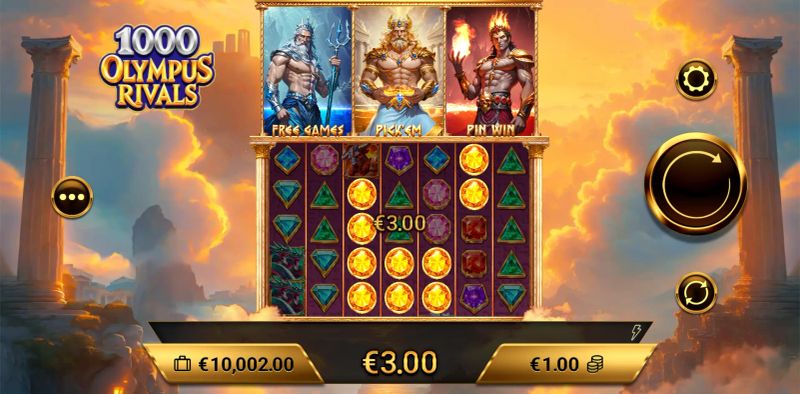 1000 Olympus Rivals slot screenshot