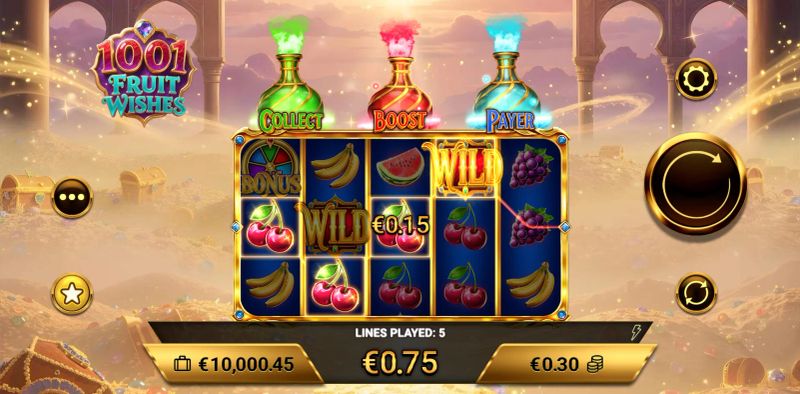 1001 Fruit Wishes slot screenshot