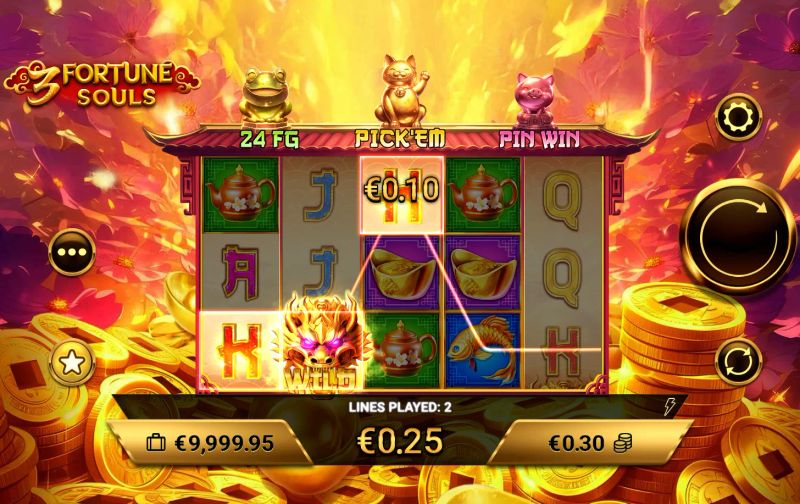 3 Fortune Souls slot screenshot