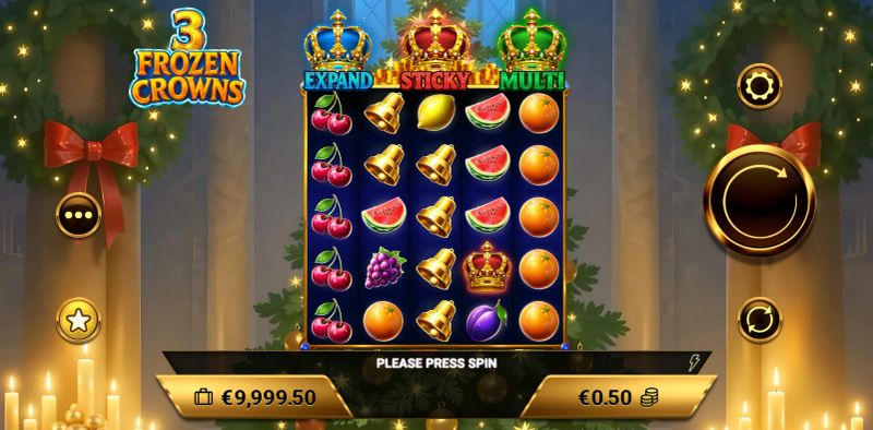 3 Frozen Crowns slot screenshot