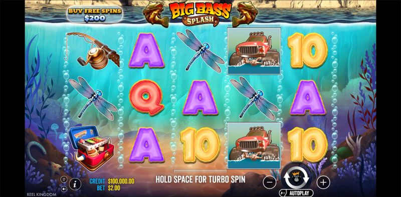 Big Bass Splash slot screenshot