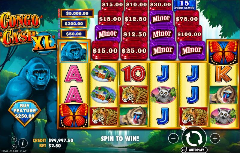 Congo Cash XL slot screenshot
