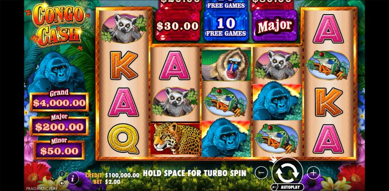Congo Cash slot screenshot