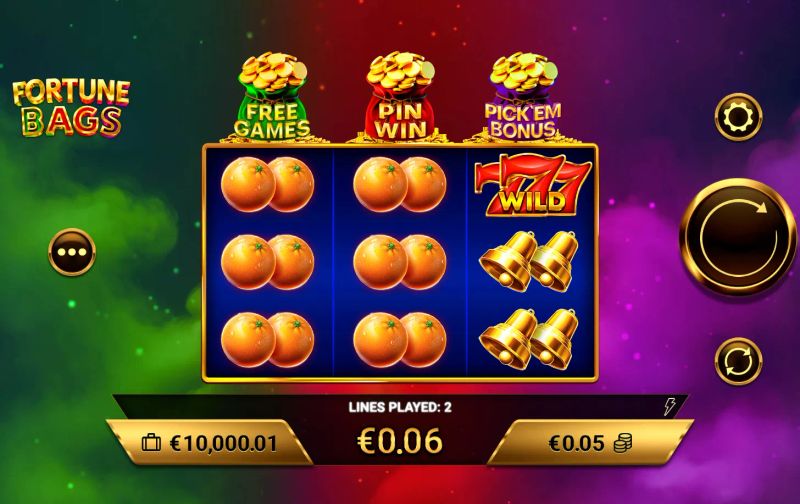 Fortune Bags slot screenshot