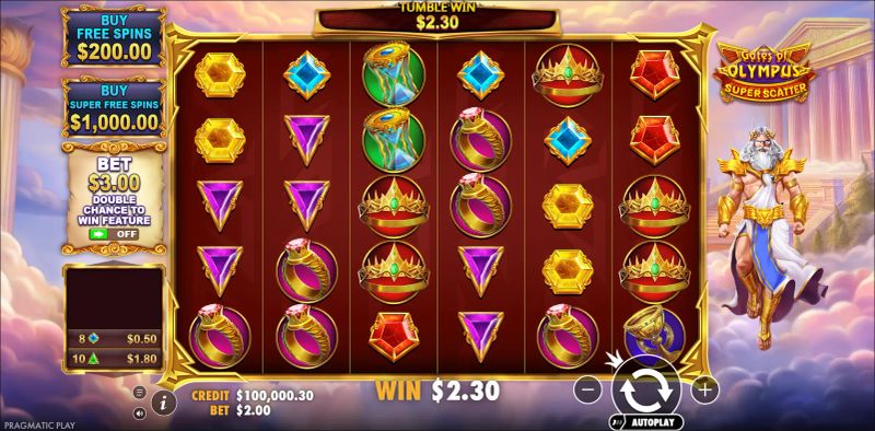 Gates of Olympus Super Scatter slot screenshot