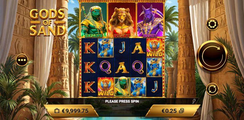 Gods of Sand slot screenshot