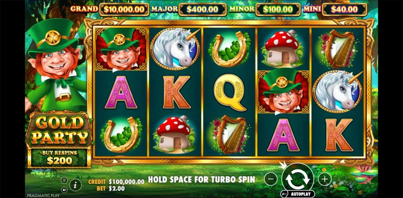 Gold Party slot screenshot