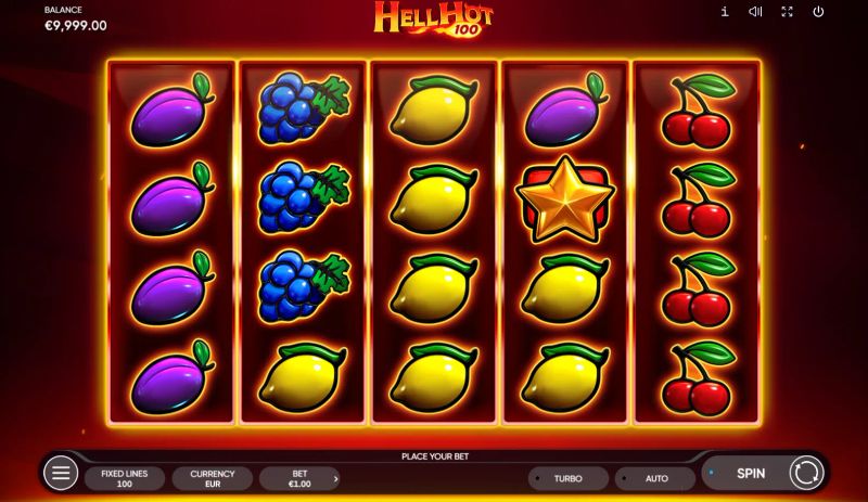 Hell Hot 100 slot screenshot