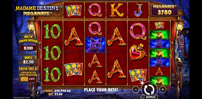 Madame Destiny Megaways slot screenshot