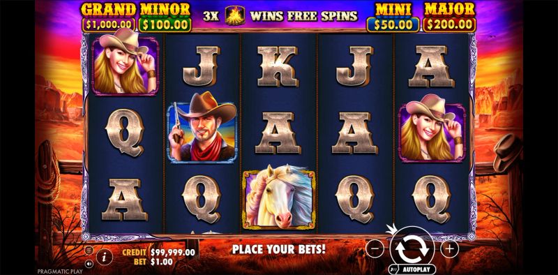 Mustang Gold slot screenshot
