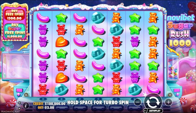 Sugar Rush 1000 slot screenshot